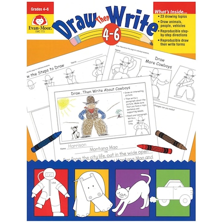 Evan-Moor Educational Publishers Draw Then Write, Grades 4-6 773
